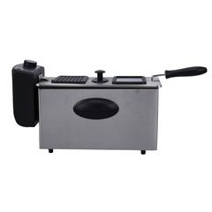 Geepas Deep Fryer W/Chrome Plated Basket, GDF36015 (2180 W, 3 L)