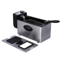 Geepas Deep Fryer W/Chrome Plated Basket, GDF36015 (2180 W, 3 L)