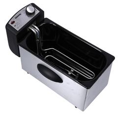 Geepas Deep Fryer W/Chrome Plated Basket, GDF36015 (2180 W, 3 L)