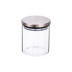 Buy Taliona Borosilicate Glass Canister W/Steel Lid (600 ml) Online in ...