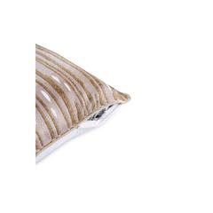 Pan Emirates Zandrail Hand Embroidered Filled Cushion (45 x 45 cm, Gold)