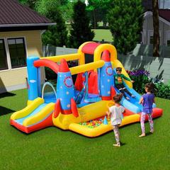 Myts Rocket Design Inflatable Bounce House