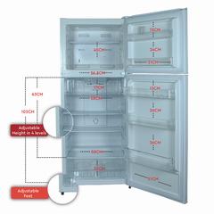 Nobel Top Mount Refrigerator, NRF490 (420 L)