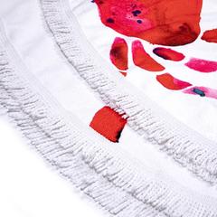 Anemoss Crab Cotton & Micro Fabric Round Beach Towel (150 cm)