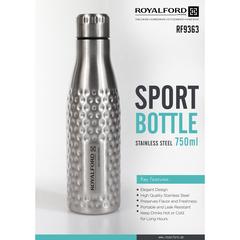 Royalford Stainless Steel Vacuum Sports Water Bottle (750 ml)