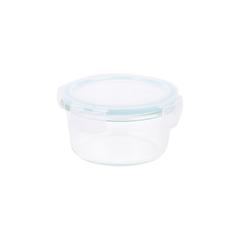 Taliona Boro Pro Borosilicate Glass Food Container (410 ml, Round)