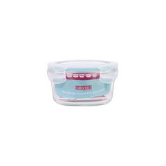Taliona Boro Pro Borosilicate Glass Food Container (410 ml, Round)