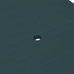 طاولة حديقة بلاستيك لون أخضر 210 × 96 × 72 سم فيدا إكس إل