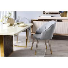 Pan Emirates Budapest Fabric & Wood Dining Chair (56 x 65 x 92 cm)