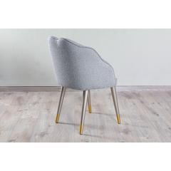 Pan Emirates Budapest Fabric & Wood Dining Chair (56 x 65 x 92 cm)