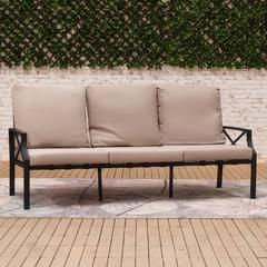 Torino 7-Seater Steel Sofa Set W/Cushions Danube Home