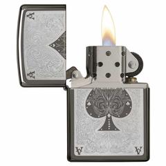 Zippo Ace Filigree Engraved Windproof Lighter, 28323 150