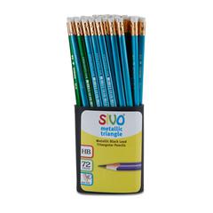 Sivo Triangle Metallic Pencils (Pack of 72)