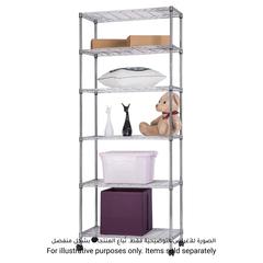 Mobile 6-Tier Storage Shelf W/Wheels (76 x 35.5 x 182.8 cm)