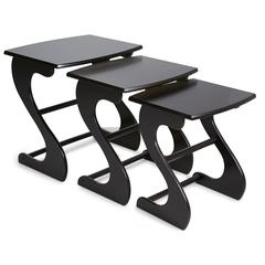 Living Space Mahogany Nesting Tables (Set of 3)