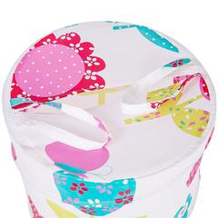 Girls Flower Laundry Hamper (46 x 53 cm)