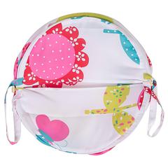 Girls Flower Laundry Hamper (46 x 53 cm)