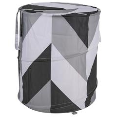Monochrome Laundry Hamper (46 x 46 x 53 cm, Black)