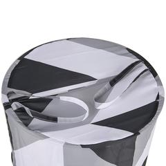Monochrome Laundry Hamper (46 x 46 x 53 cm, Black)