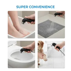 شطاف نيرو بلا تسريب (أسود/فضي)