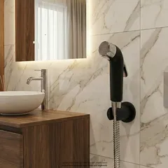 شطاف نيرو بلا تسريب (أسود/فضي)