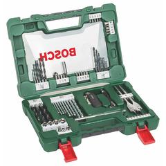 Bosch V-Line Drill and Screwdriver Bit Set (Pack of 68, Green)