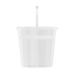 Cosmoplast DX Round Plastic Bucket W/Handle (5 L, Transparent)