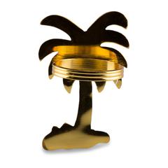 Palm Tree Napkin Ring (Gold)