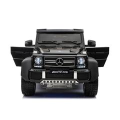 Myts 6-Wheeler Mercedes Benz G63 Electric Ride-On Car (12 V, Black)