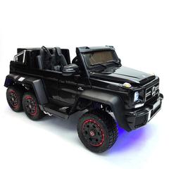 Myts 6-Wheeler Mercedes Benz G63 Electric Ride-On Car (12 V, Black)