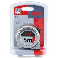 Suki Measuring Tape (5 m x 25 mm, Silver)