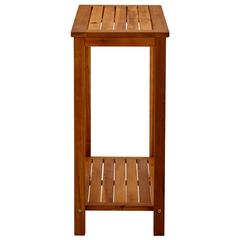 Solid Acacia Wood Garden Console Table vidaXL (80 x 35 x 75 cm)