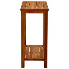 Solid Acacia Wood Garden Console Table vidaXL (80 x 35 x 75 cm)