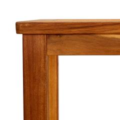 Solid Acacia Wood Garden Console Table vidaXL (80 x 35 x 75 cm)