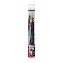 Daler Rowney Georgian Oil Brush Wallet Set, 402 (4 pcs)