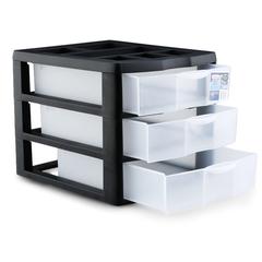 Sterilite Medium 3-Drawer Desktop Unit (356 × 289 × 530 mm)