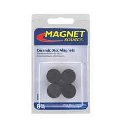Magnet Source Ceramic Disc Magnet Pack (1.9 x 0.47 cm, 8 Pc.)