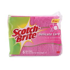 3M Scotch-Brite Delicate Care Scrub Sponge (6 Pc.)
