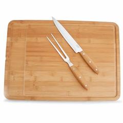 Core Bamboo 3-Piece Carving Set (Brown)