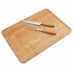 Core Bamboo 3-Piece Carving Set (Brown)