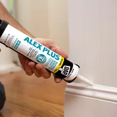 DAP Alex Plus Acrylic Latex Caulk Plus Silicone (300 ml, White)