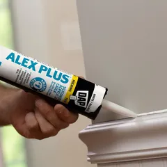 DAP Alex Plus Acrylic Latex Caulk Plus Silicone (300 ml, White)