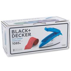 Black+Decker Travel Iron, TI250-B5 (1085 W)
