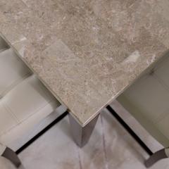 Brody 4-Seater MDF & Marble Dining Set Danube Home