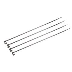 Grill Pro Slim Stainless Steel Grill Skewers (38 cm, 4 Pc.)
