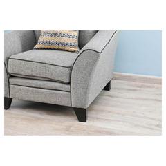 Vancouver Single-Seater Fabric & Wood Sofa Pan Emirates