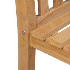 vidaXL 5 Piece Garden Dining Set Solid Teak Wood 58 x 60 x 90 cm