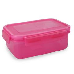 Addis Clip & Close Rectangular Lunch Box (900 ml, Pink)