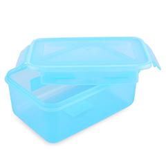 صندوق طعام مستطيل كليب آند كلوس (2 لتر، أزرق)