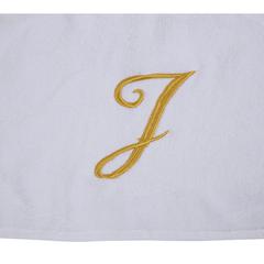 منشفة أيدي تروبيل بتصميم حرف J (50 × 80 سم)